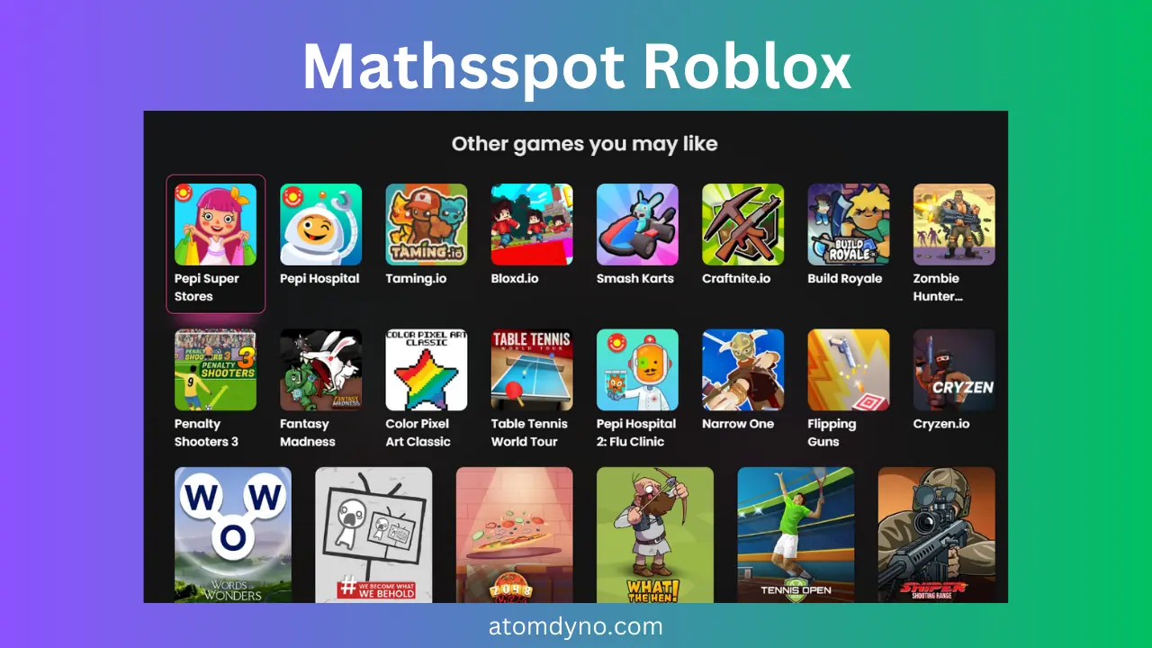 Mathsspot Roblox: Play Roblox android game in the browser