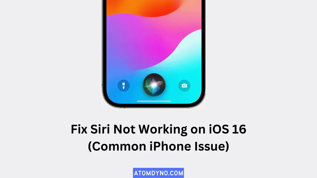 Fix Siri Not Working on iOS 16 (Common iPhone Issue)